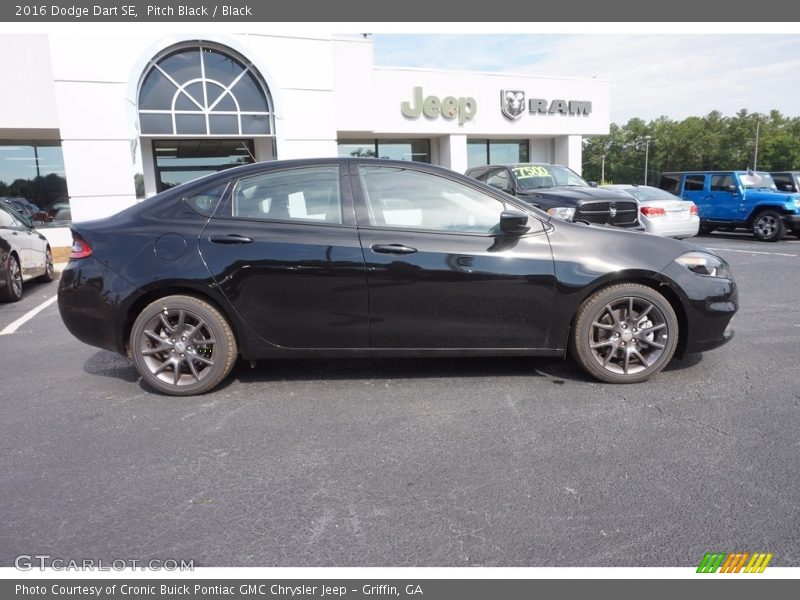 Pitch Black / Black 2016 Dodge Dart SE