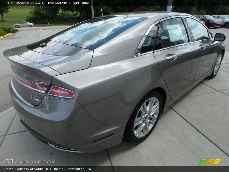 Luxe Metallic / Light Dune 2015 Lincoln MKZ AWD