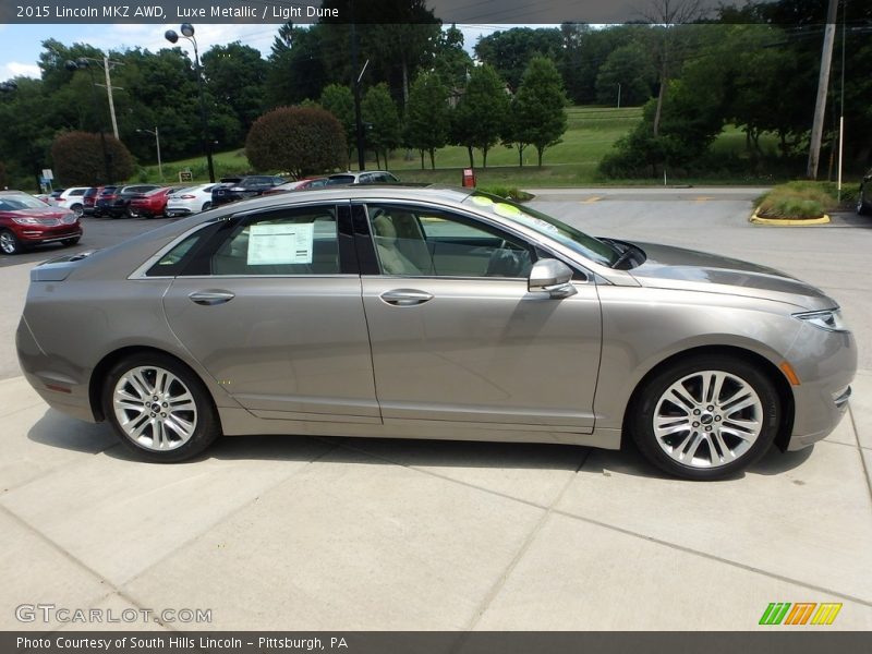 Luxe Metallic / Light Dune 2015 Lincoln MKZ AWD