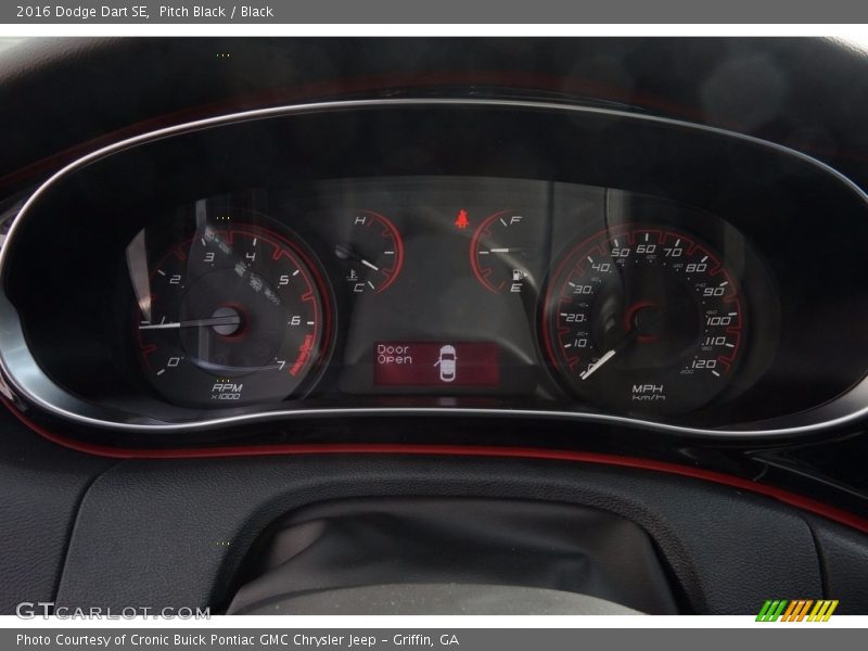 Pitch Black / Black 2016 Dodge Dart SE