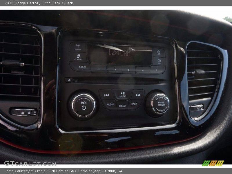 Pitch Black / Black 2016 Dodge Dart SE