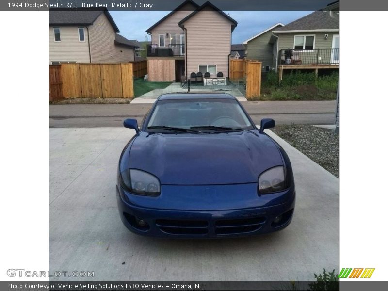 Blue Pearl Metallic / Gray 1994 Dodge Stealth R/T