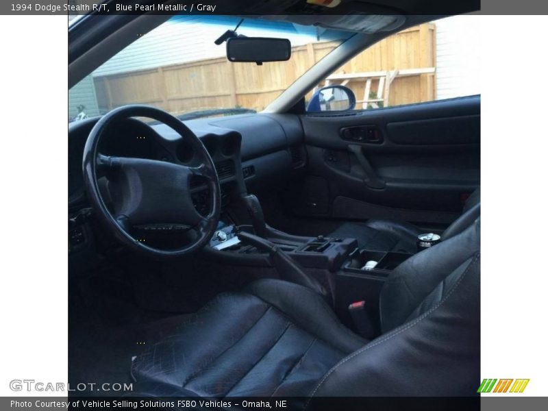 Blue Pearl Metallic / Gray 1994 Dodge Stealth R/T