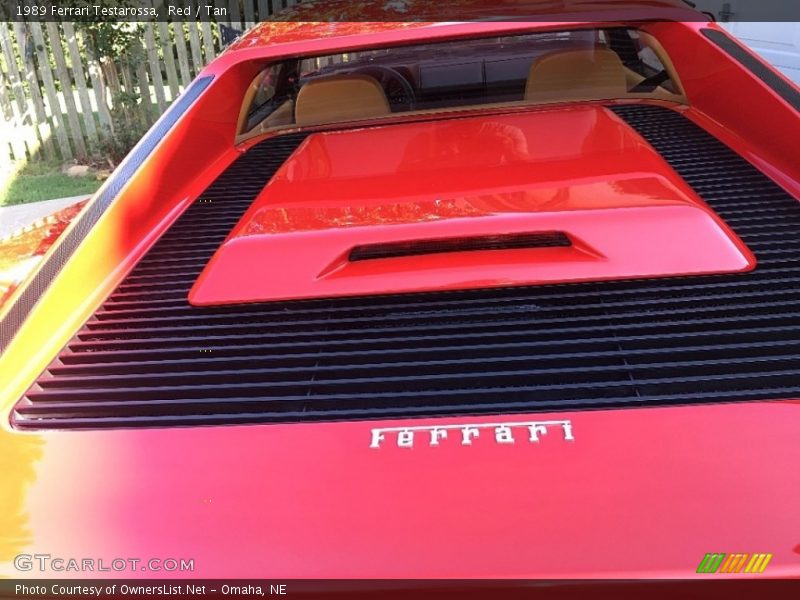 Red / Tan 1989 Ferrari Testarossa