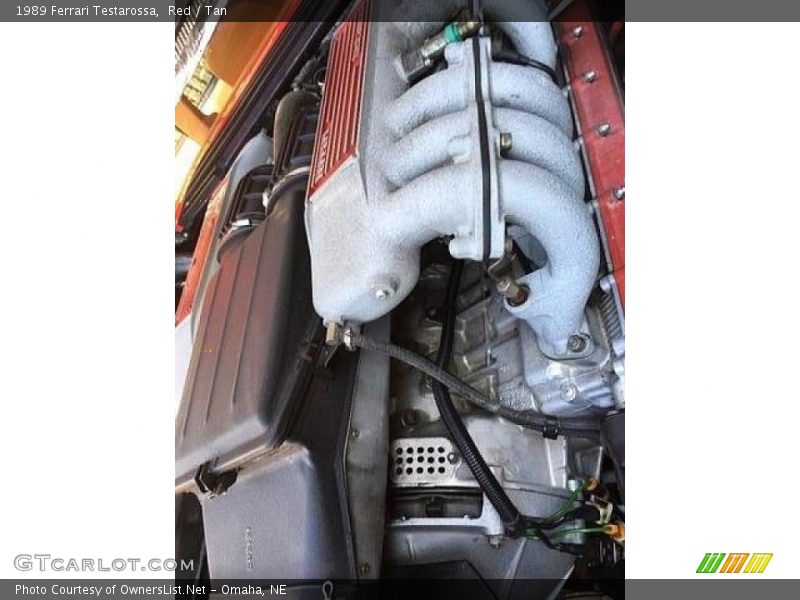 Red / Tan 1989 Ferrari Testarossa