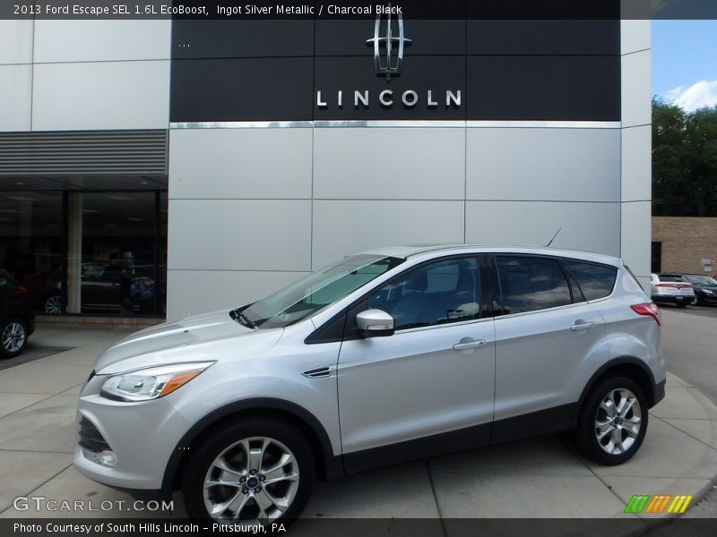 Ingot Silver Metallic / Charcoal Black 2013 Ford Escape SEL 1.6L EcoBoost