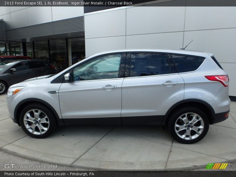 Ingot Silver Metallic / Charcoal Black 2013 Ford Escape SEL 1.6L EcoBoost