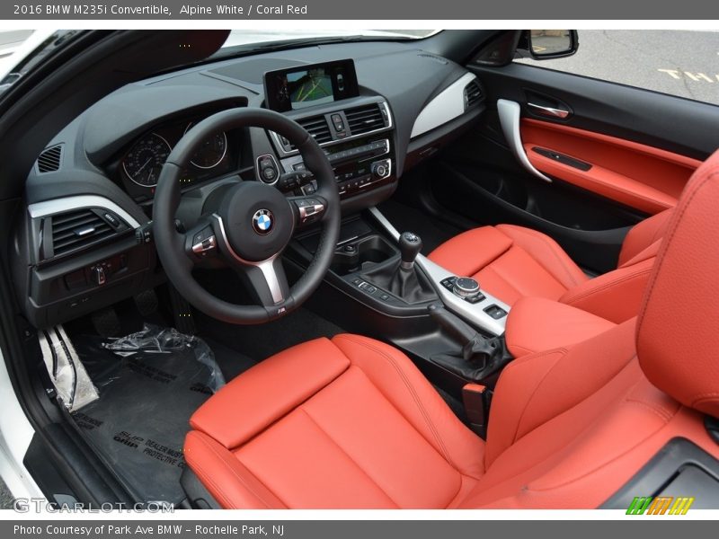  2016 M235i Convertible Coral Red Interior