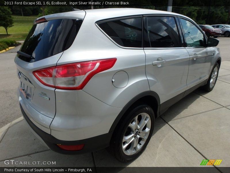 Ingot Silver Metallic / Charcoal Black 2013 Ford Escape SEL 1.6L EcoBoost