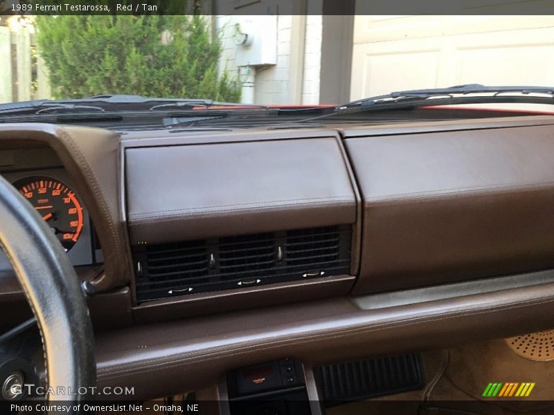 Red / Tan 1989 Ferrari Testarossa
