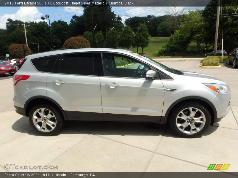 Ingot Silver Metallic / Charcoal Black 2013 Ford Escape SEL 1.6L EcoBoost