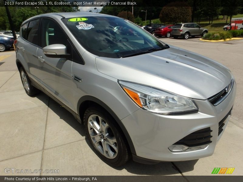 Ingot Silver Metallic / Charcoal Black 2013 Ford Escape SEL 1.6L EcoBoost