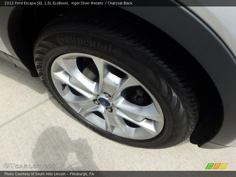 Ingot Silver Metallic / Charcoal Black 2013 Ford Escape SEL 1.6L EcoBoost