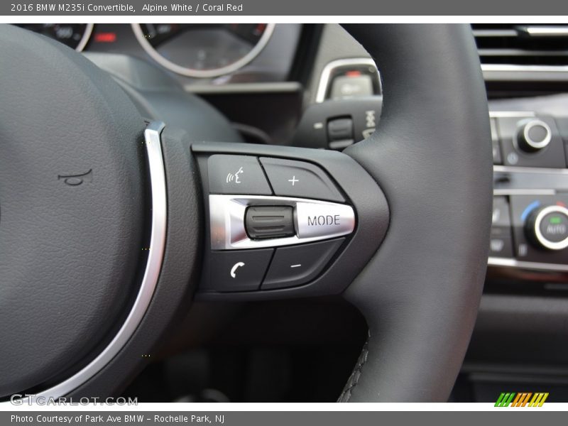 Controls of 2016 M235i Convertible