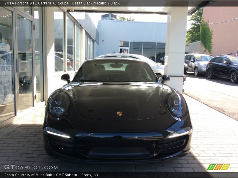 Basalt Black Metallic / Black 2014 Porsche 911 Carrera 4S Coupe