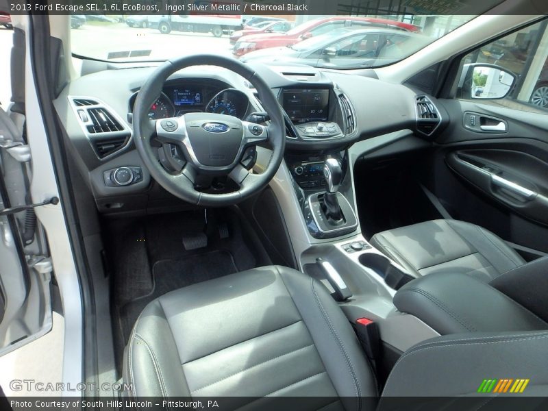 Ingot Silver Metallic / Charcoal Black 2013 Ford Escape SEL 1.6L EcoBoost