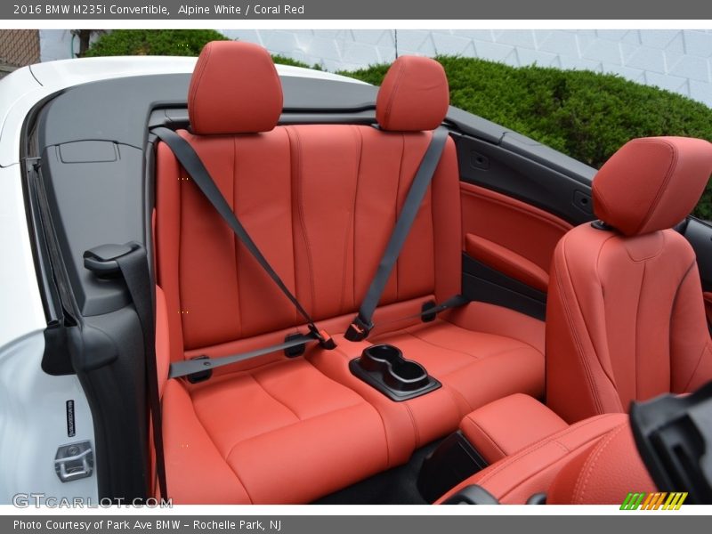 Rear Seat of 2016 M235i Convertible