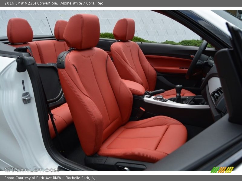 Front Seat of 2016 M235i Convertible