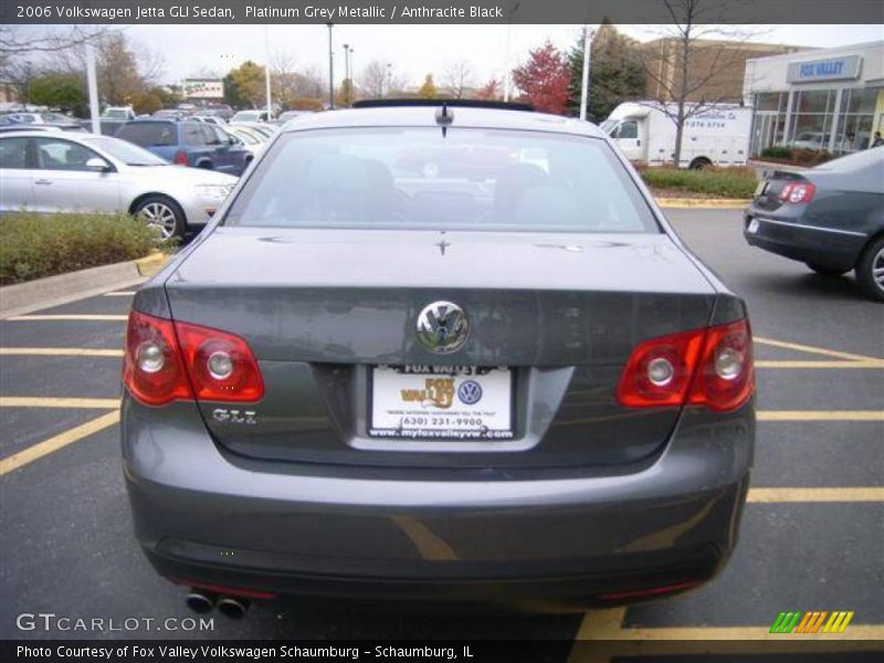 Platinum Grey Metallic / Anthracite Black 2006 Volkswagen Jetta GLI Sedan