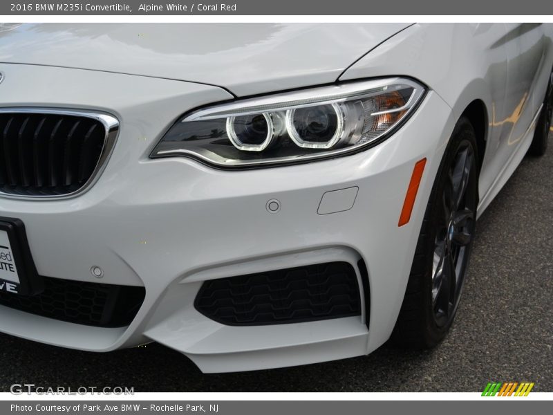 Alpine White / Coral Red 2016 BMW M235i Convertible