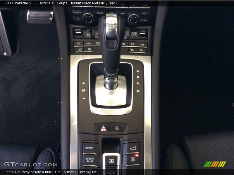 Basalt Black Metallic / Black 2014 Porsche 911 Carrera 4S Coupe