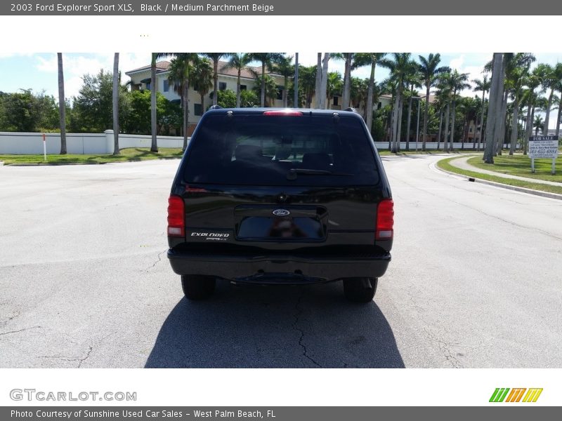 Black / Medium Parchment Beige 2003 Ford Explorer Sport XLS