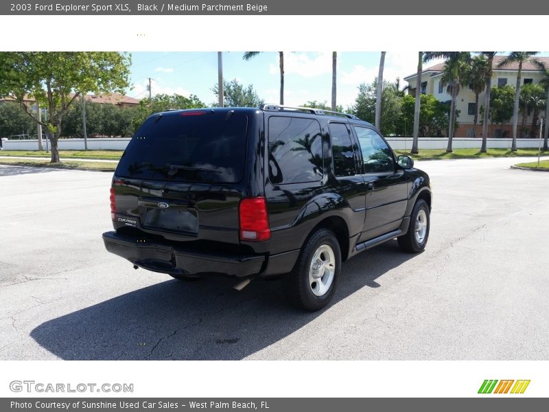 Black / Medium Parchment Beige 2003 Ford Explorer Sport XLS