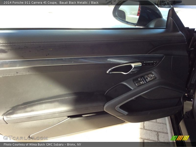 Basalt Black Metallic / Black 2014 Porsche 911 Carrera 4S Coupe