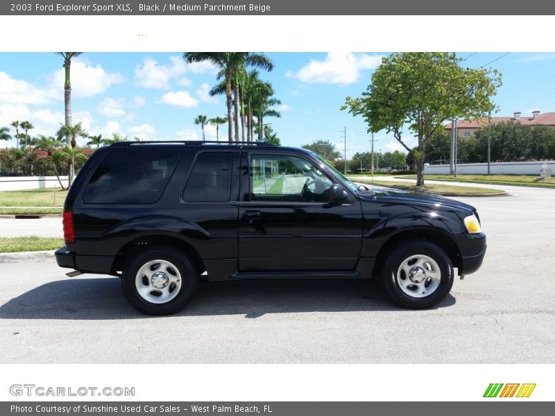 Black / Medium Parchment Beige 2003 Ford Explorer Sport XLS