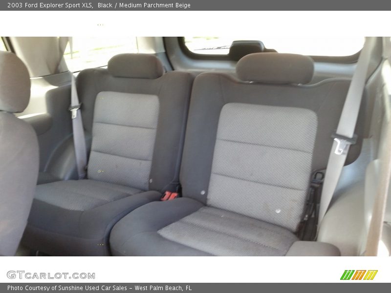 Black / Medium Parchment Beige 2003 Ford Explorer Sport XLS