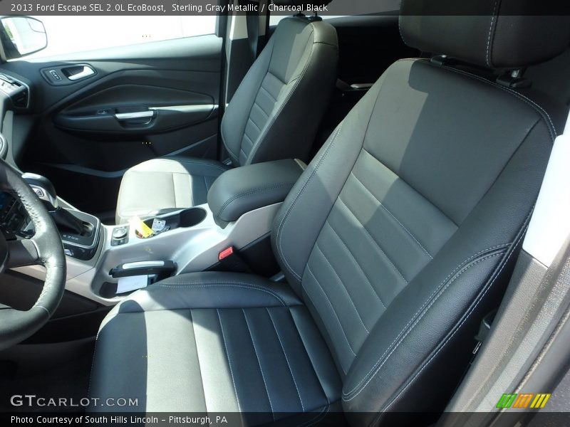 Sterling Gray Metallic / Charcoal Black 2013 Ford Escape SEL 2.0L EcoBoost