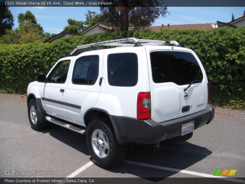 Cloud White / Gray Celadon 2002 Nissan Xterra XE V6 4x4