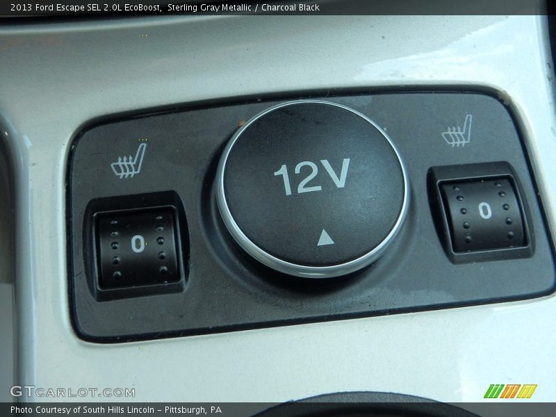 Sterling Gray Metallic / Charcoal Black 2013 Ford Escape SEL 2.0L EcoBoost