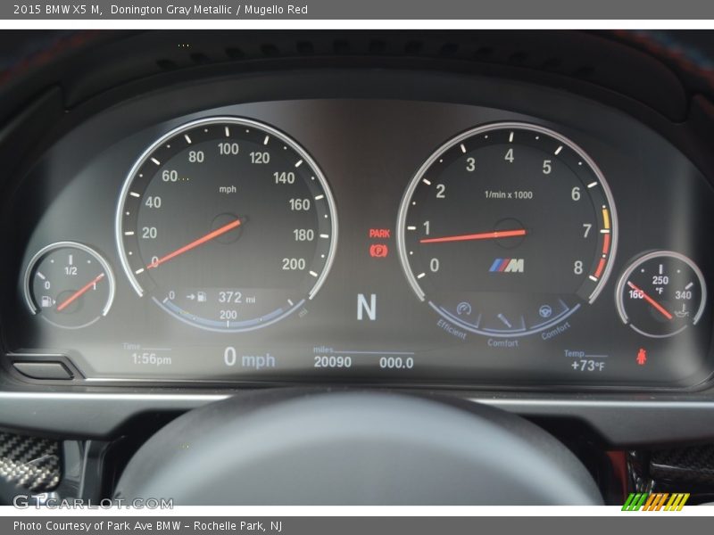 Donington Gray Metallic / Mugello Red 2015 BMW X5 M