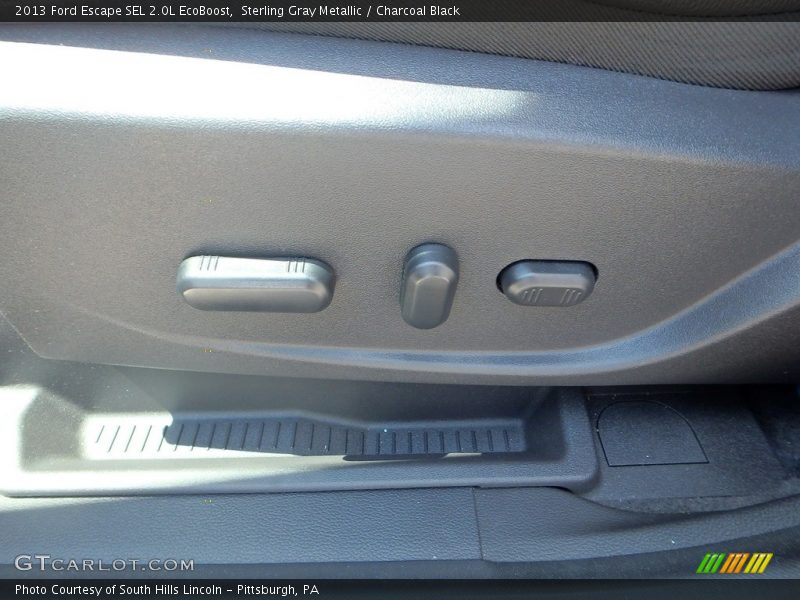 Sterling Gray Metallic / Charcoal Black 2013 Ford Escape SEL 2.0L EcoBoost