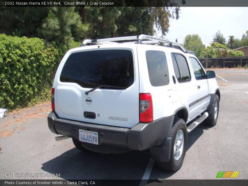 Cloud White / Gray Celadon 2002 Nissan Xterra XE V6 4x4
