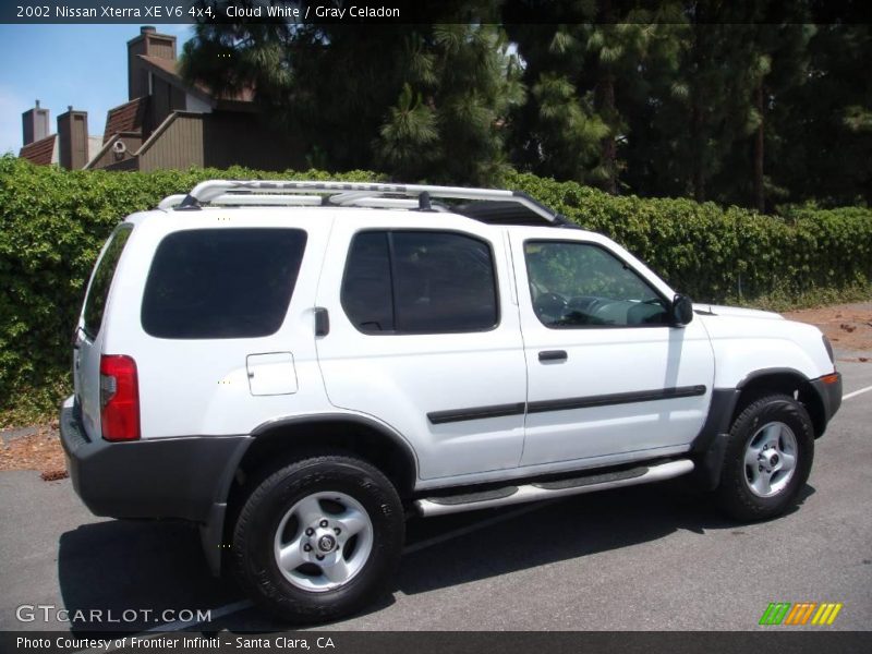 Cloud White / Gray Celadon 2002 Nissan Xterra XE V6 4x4