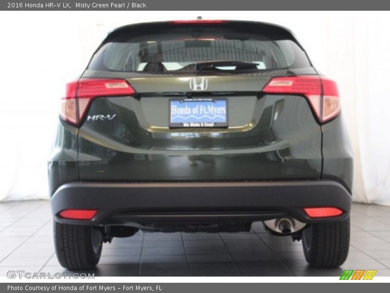 Misty Green Pearl / Black 2016 Honda HR-V LX