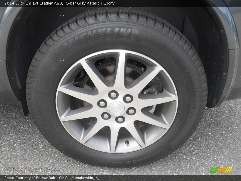 Cyber Gray Metallic / Ebony 2014 Buick Enclave Leather AWD