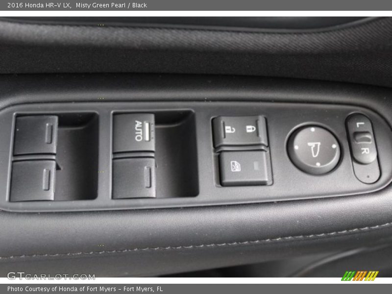 Misty Green Pearl / Black 2016 Honda HR-V LX