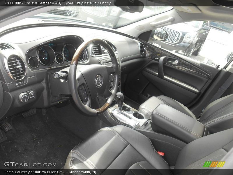 Cyber Gray Metallic / Ebony 2014 Buick Enclave Leather AWD