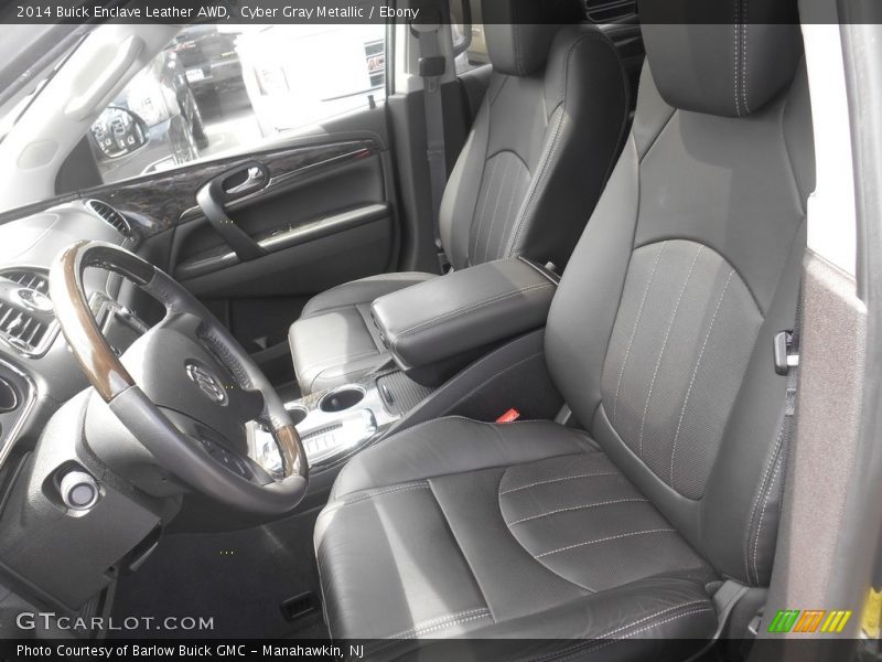 Cyber Gray Metallic / Ebony 2014 Buick Enclave Leather AWD