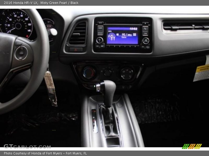Misty Green Pearl / Black 2016 Honda HR-V LX