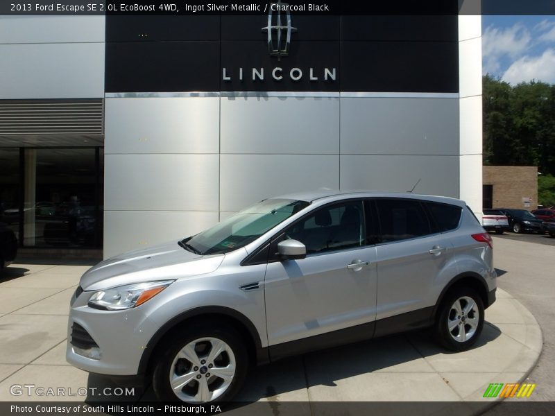 Ingot Silver Metallic / Charcoal Black 2013 Ford Escape SE 2.0L EcoBoost 4WD