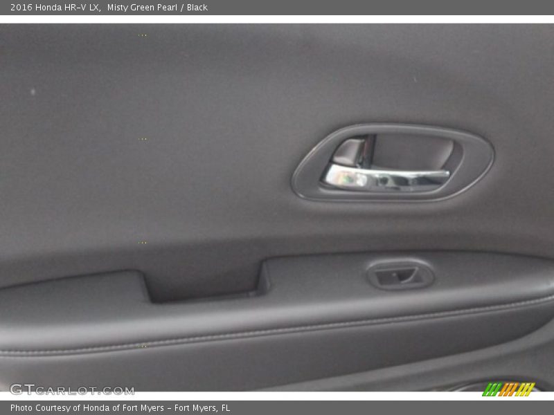 Misty Green Pearl / Black 2016 Honda HR-V LX