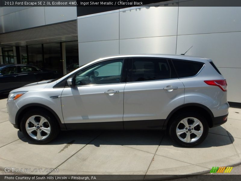 Ingot Silver Metallic / Charcoal Black 2013 Ford Escape SE 2.0L EcoBoost 4WD