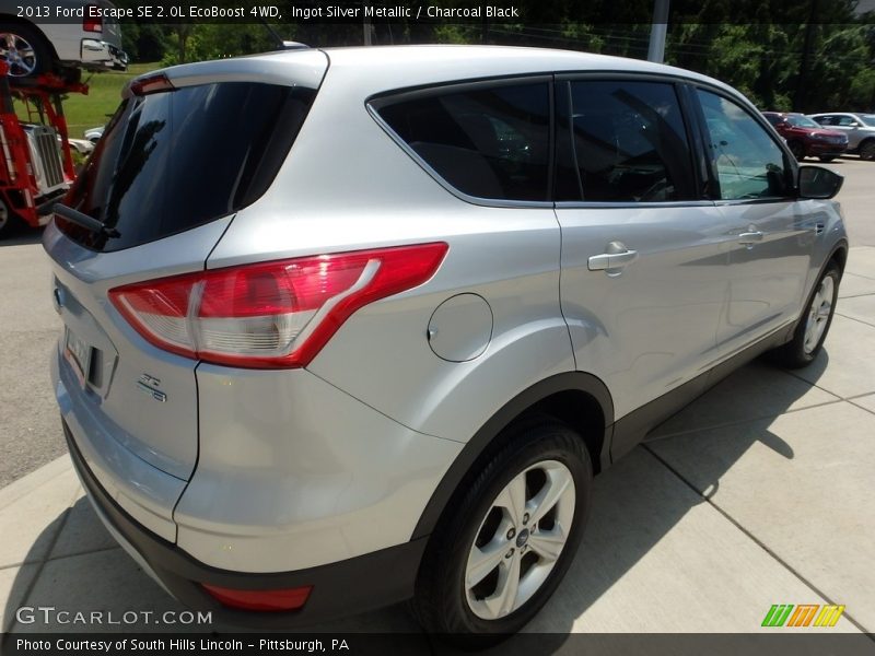Ingot Silver Metallic / Charcoal Black 2013 Ford Escape SE 2.0L EcoBoost 4WD