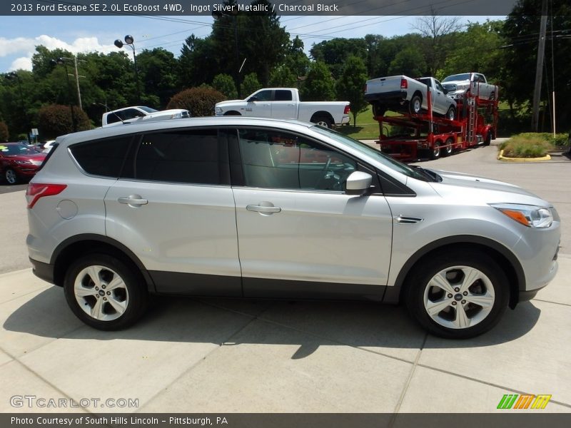 Ingot Silver Metallic / Charcoal Black 2013 Ford Escape SE 2.0L EcoBoost 4WD