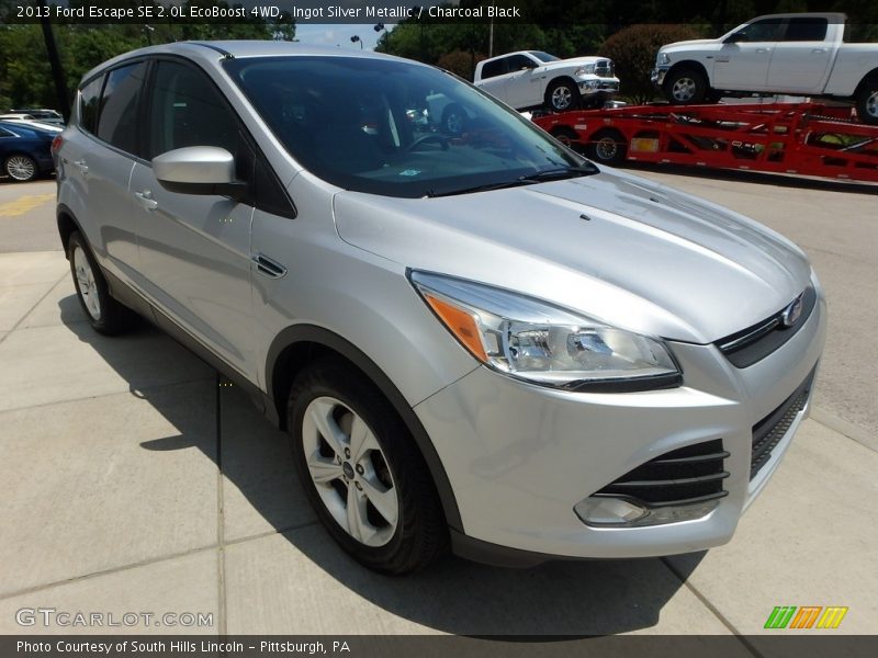 Ingot Silver Metallic / Charcoal Black 2013 Ford Escape SE 2.0L EcoBoost 4WD