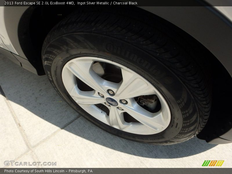 Ingot Silver Metallic / Charcoal Black 2013 Ford Escape SE 2.0L EcoBoost 4WD